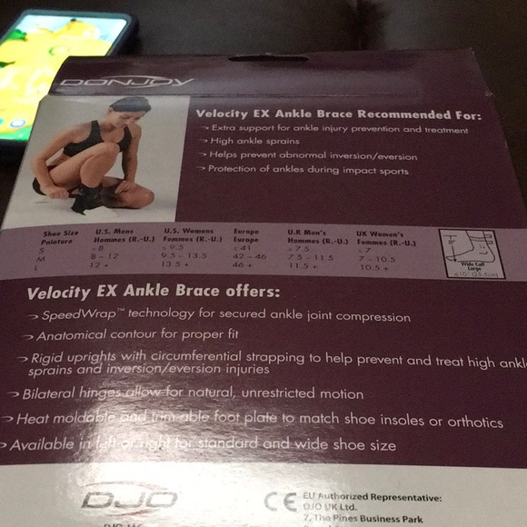 NWT,NIB,Donjoy RIGHT Ankle Brace, Size Small. See pics,Never used - Picture 2 of 8